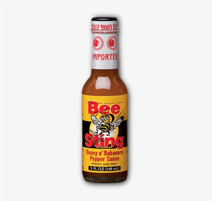 Wall Of Flame - Bee Sting Honey N' Habañero Pepper Sauce, transparent png
