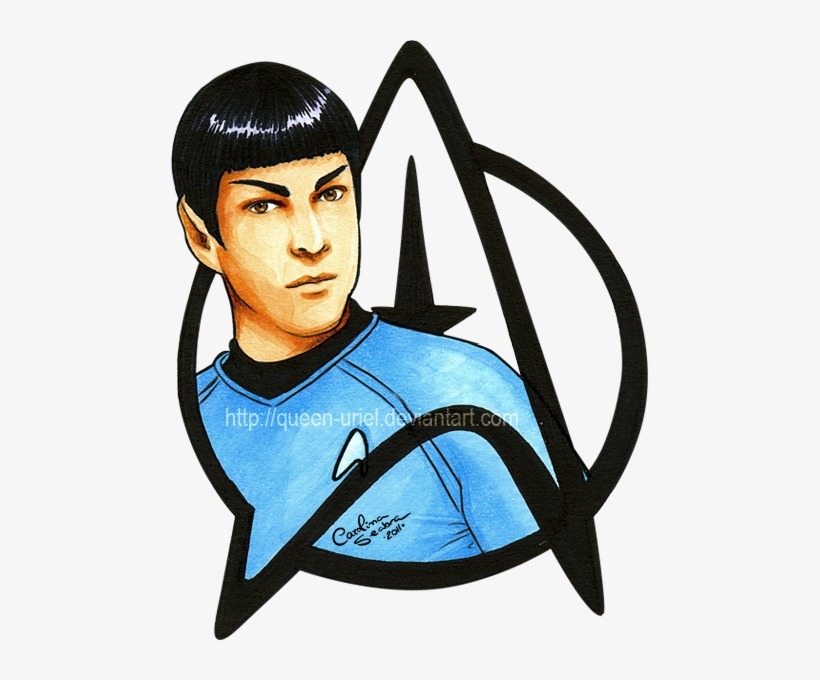 Banner Transparent In Copic By Queen Uriel On Deviantart - Spock Drawings, transparent png