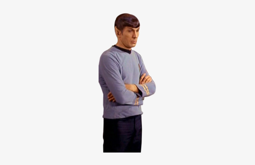 Spock Leonard Nimoy Star Trek Standing Sleeve Shoulder - Spock, transparent png