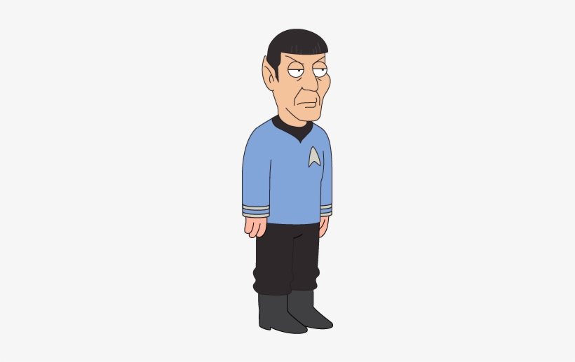 Spock Khan Scotty - Spock Family Guy, transparent png
