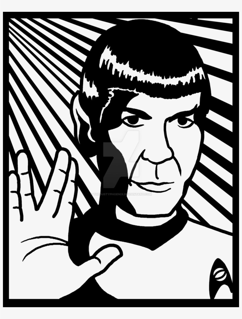 Spock By Thedustyphoenix - Vulcan Salute, transparent png