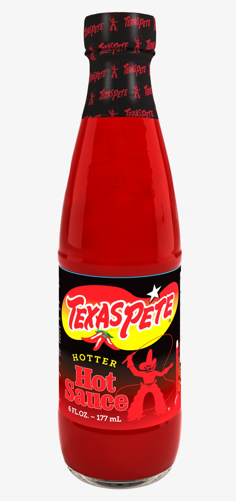 Texas Pete Bottle - Texas Pete Hot Sauce - 12 Oz Bottle, transparent png