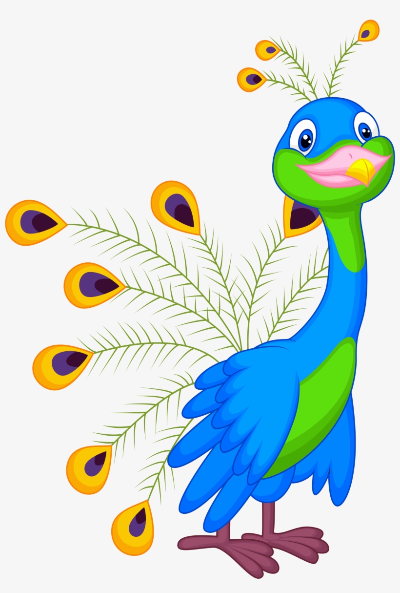 Ffa D Bcd E Orig Dibujos - Cute Peacock Clipart Png, transparent png