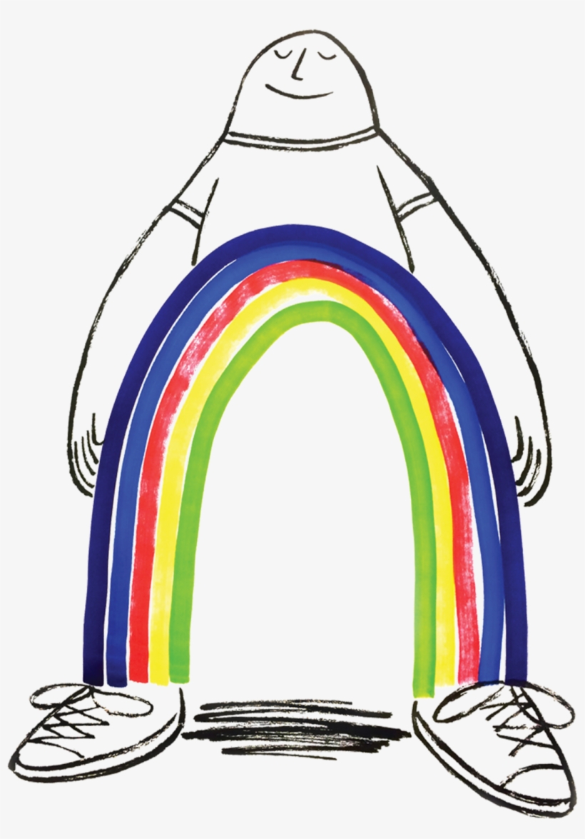 Rainbow Pants - Trousers, transparent png