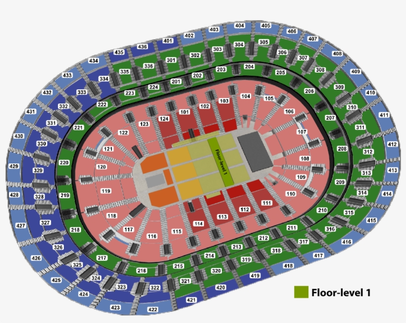 Level Floor North, Rows R To Y - Soccer-specific Stadium, transparent png