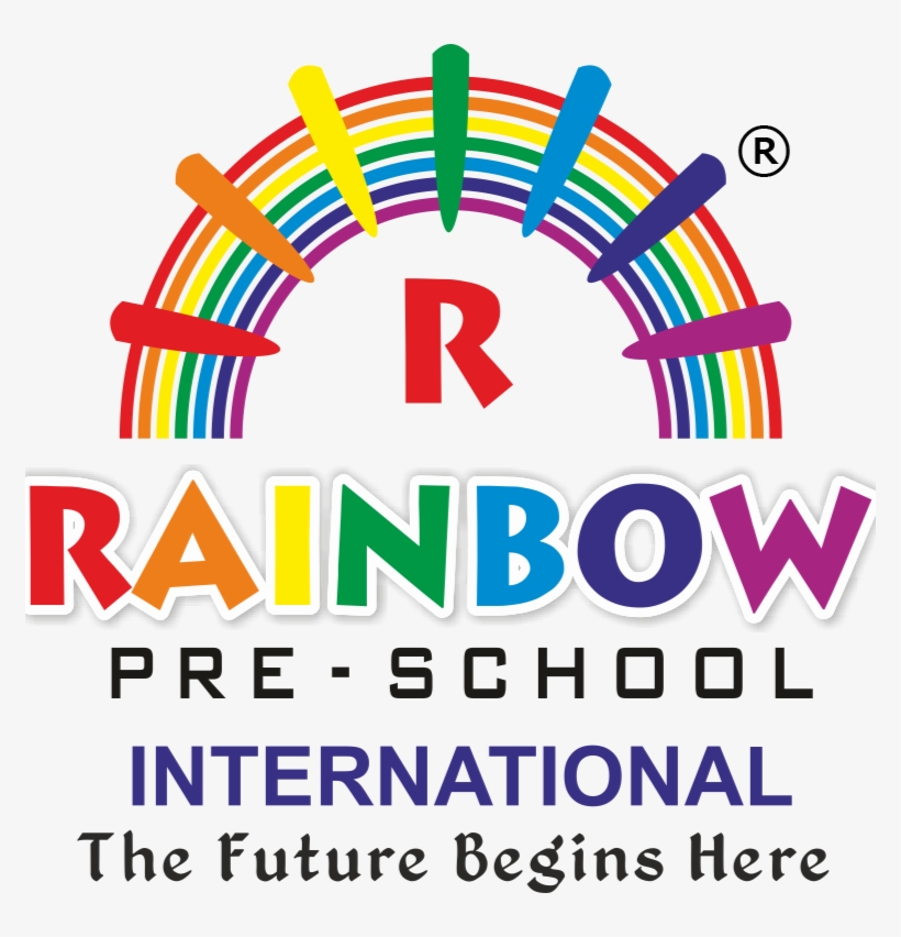 Rainbow Preschools International Logo - Rainbow International School Logo, transparent png