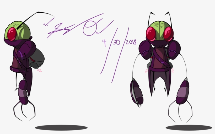 Invader Zim Spider Legs Png Clip Art Transparent - Invader Zim Redesign, transparent png
