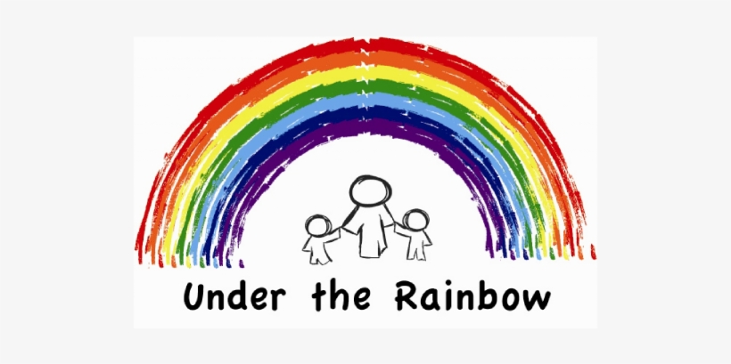 Rainbow Under, transparent png