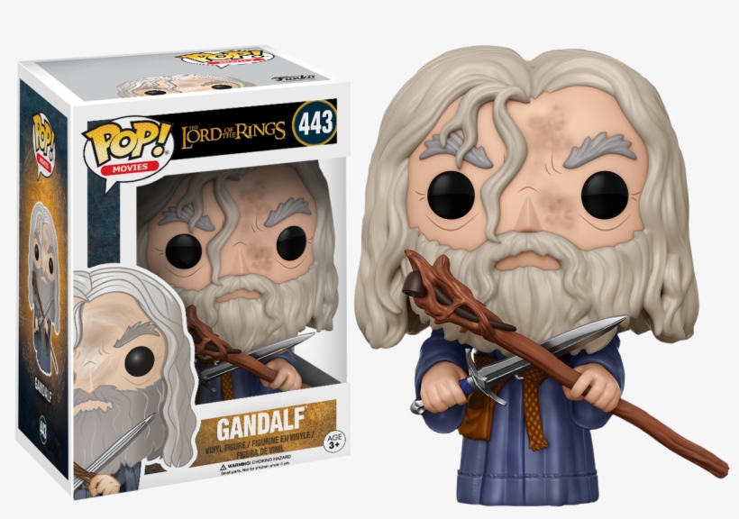 Lord Of The Rings - Lord Of The Rings Gandalf Pop Vinyl Figure, transparent png