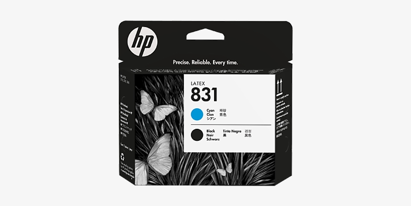 Hp 831 Cyan/black Printhead For Hp Latex 110, 310, - Hp 831, transparent png