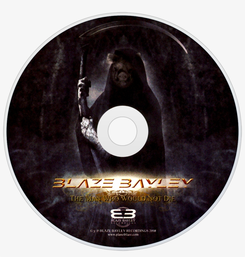 Blaze Bayley The Man Who Would Not Die Cd Disc Image - Blaze Bayley The Night That Will Not Die, transparent png