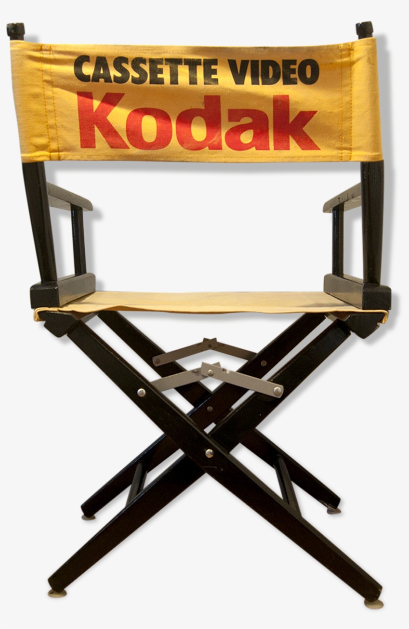 Director Advertising Wooden Chair Kodak Black Orange - Director, transparent png
