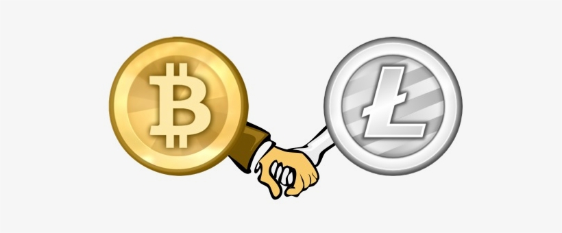 Bitcoin-litecoin - Bitcoin And Litecoin, transparent png