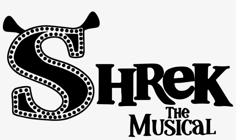 07 Shrek Black - Shrek The Musical Black And White, transparent png
