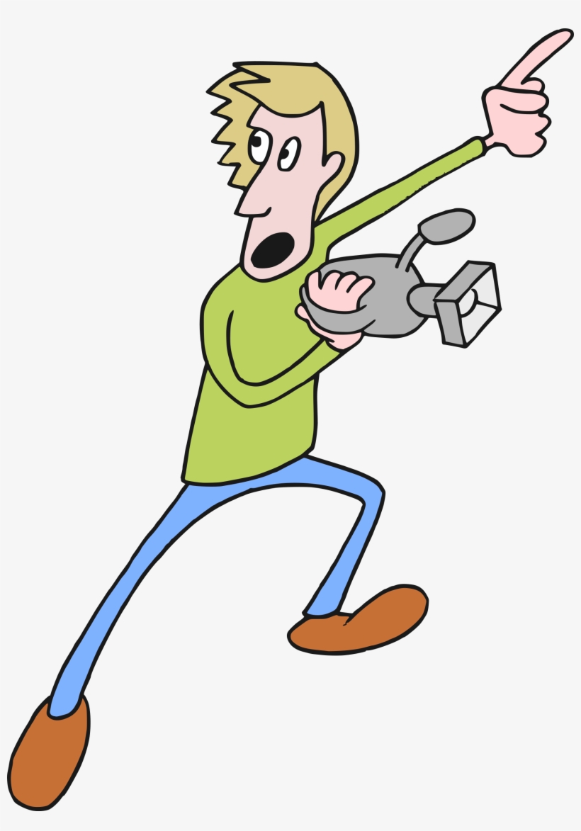 Clip Transparent Cameraman Big Image Png - Camera Man Clipart Png, transparent png