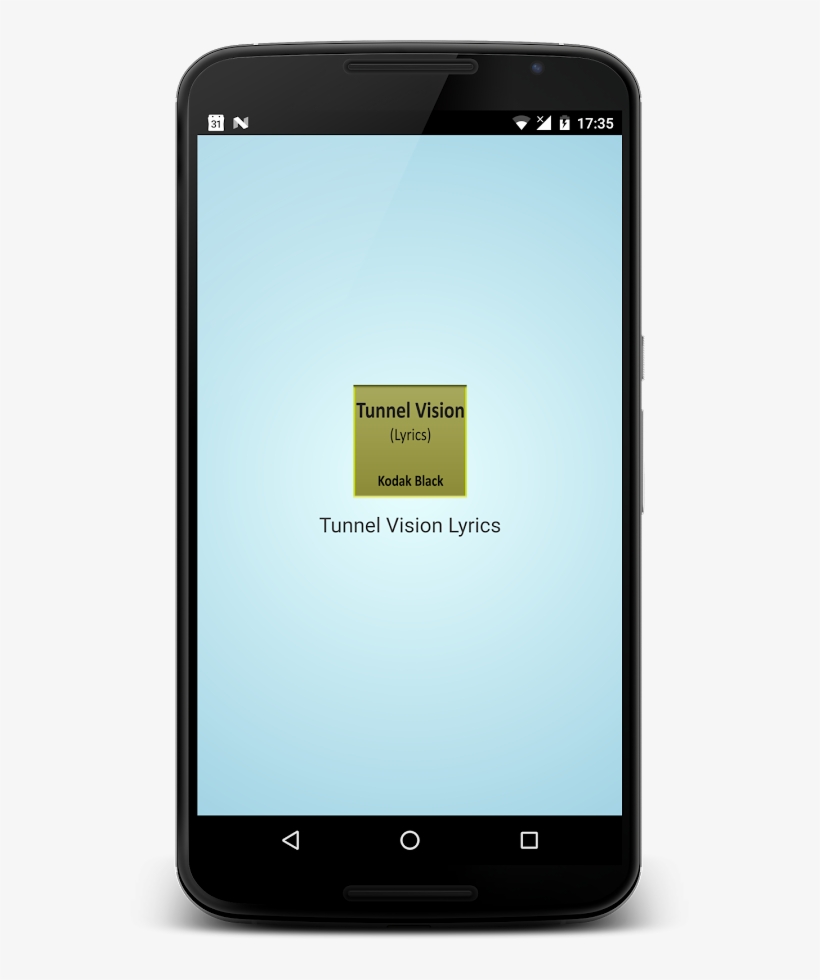Tunnel Vision Kodak Black '17 For Android - Mobile App, transparent png