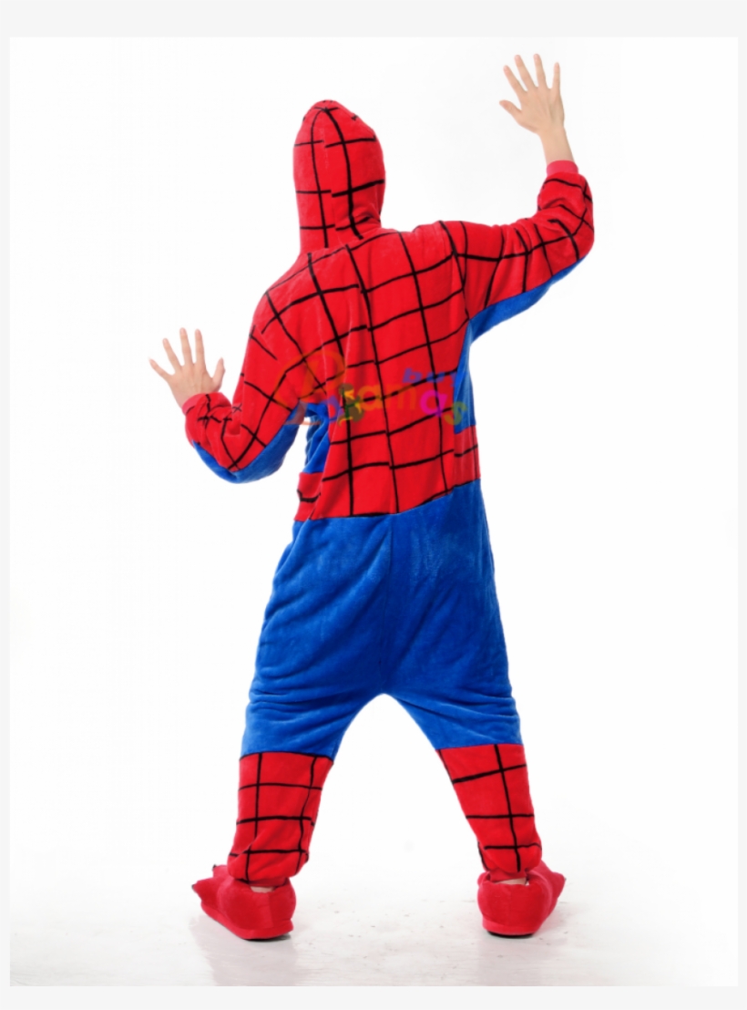 Spiderman Costume Onesies Hoodie Kigurumi Pajamas Party - Spiderman Costume, transparent png