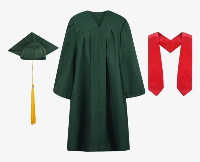 Dark Green - Cap And Gown Images Transparent, transparent png