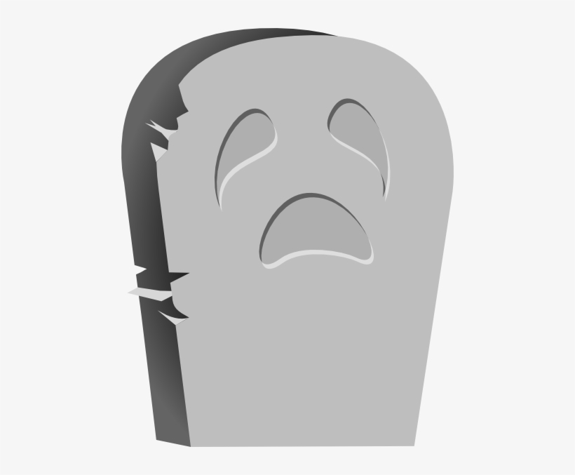 Tombstone Clipart Large - Tombstone Halloween Png, transparent png