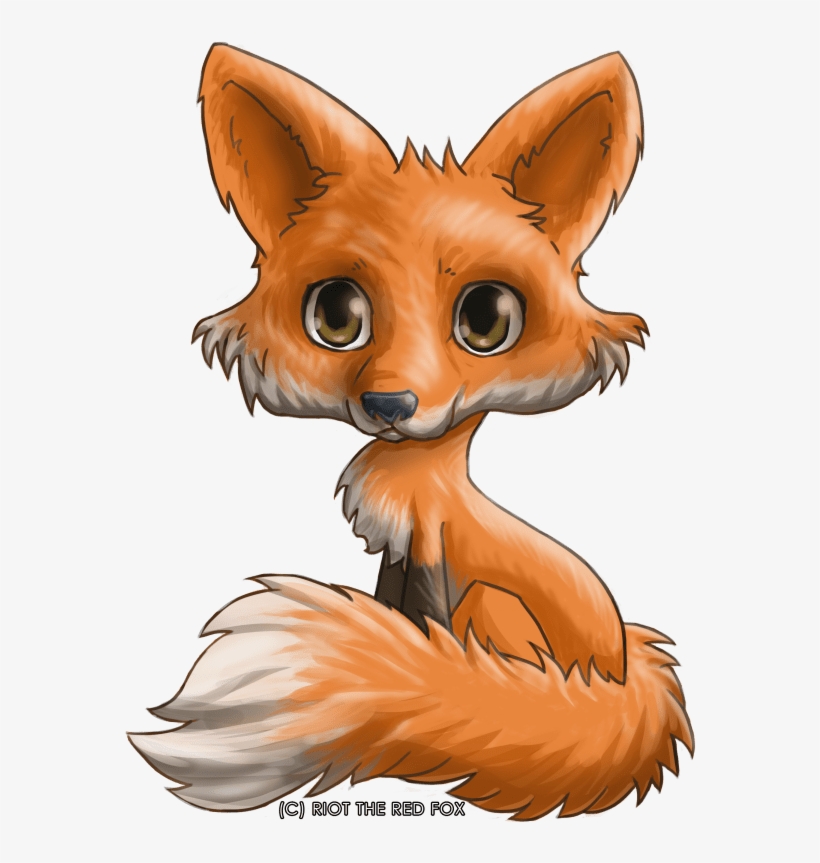 Riot The Red Fox Chibi - Red Fox, transparent png