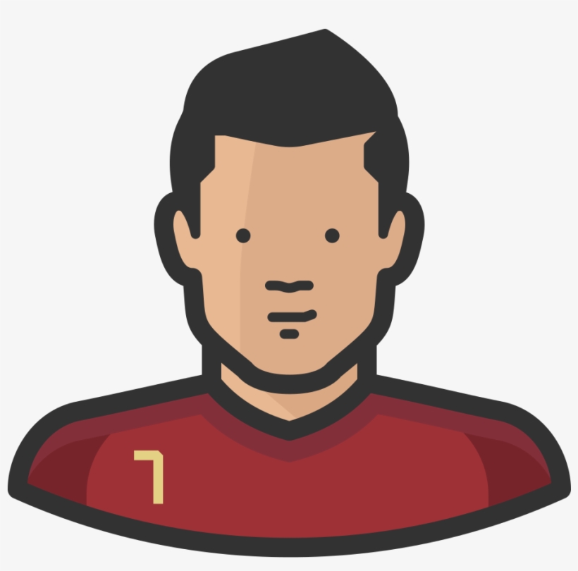 Cristiano Ronaldo Icon Free Avatars Iconset Diversity - Cristiano Ronaldo Icon, transparent png