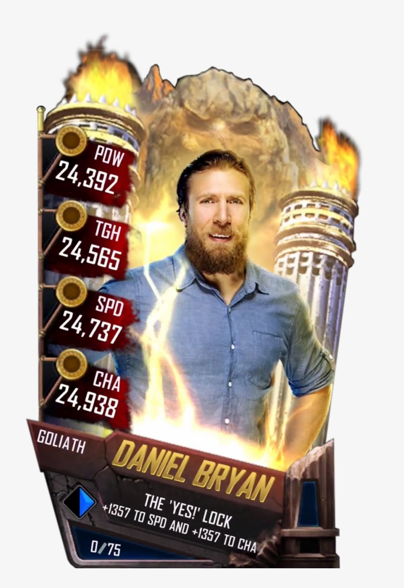 Danielbryan S4 20 Goliath - Wwe Supercard Goliath Cards, transparent png