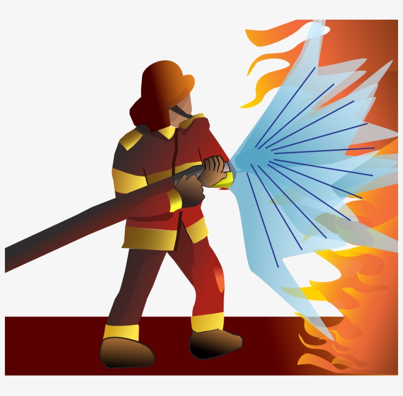 Art Fireman - Fire Rescue Firefighter Clipart, transparent png
