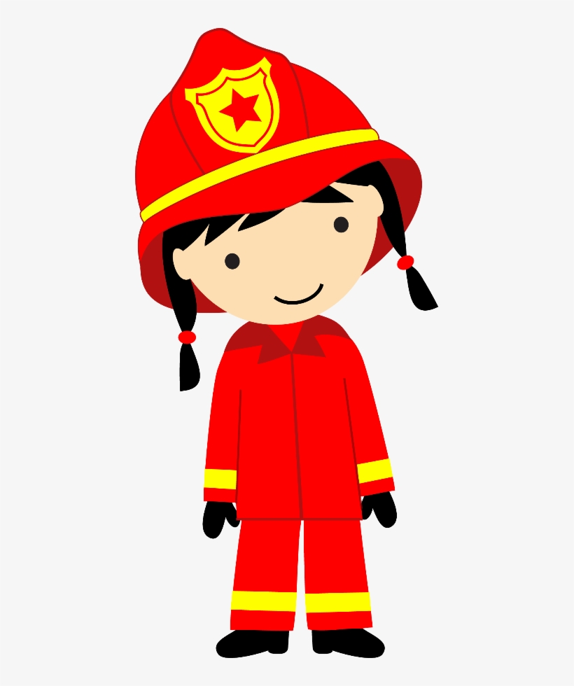 Vector Freeuse Library Bombeiros E Pol Cia Minus Clip - Firefighter Clipart Png, transparent png