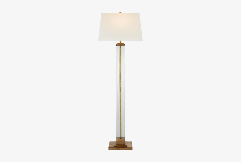 Wright Large Floor Lamp In Gilded Iron With Linen Shade - Visual Comfort S 1702gi-l Studio Vc Casual Wright Large, transparent png