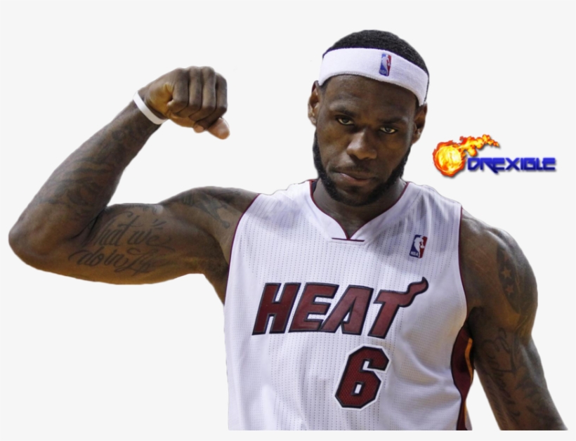 Png Royalty Free Library James Render By Drexible On - Lebron James In Miami Uniform, transparent png