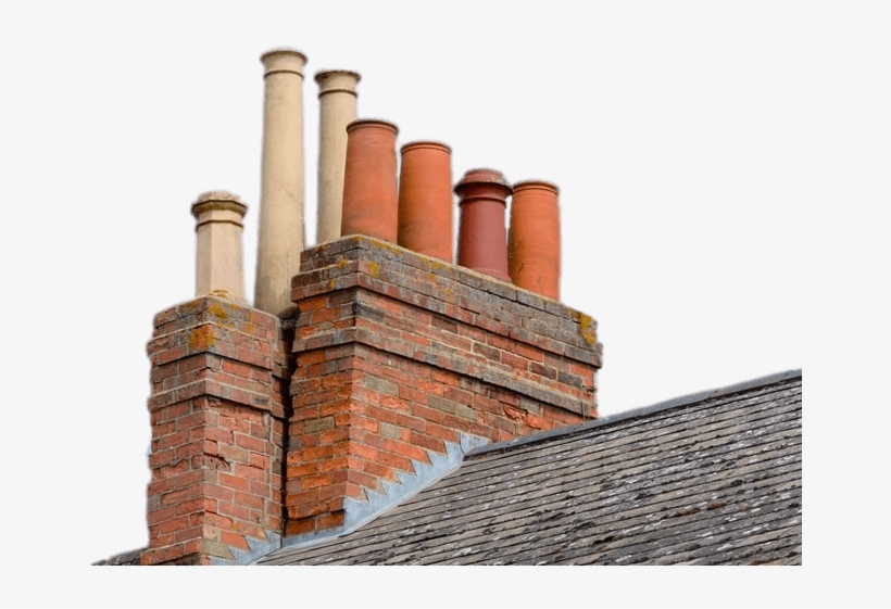 Chimneys On Roof - Chimney, transparent png