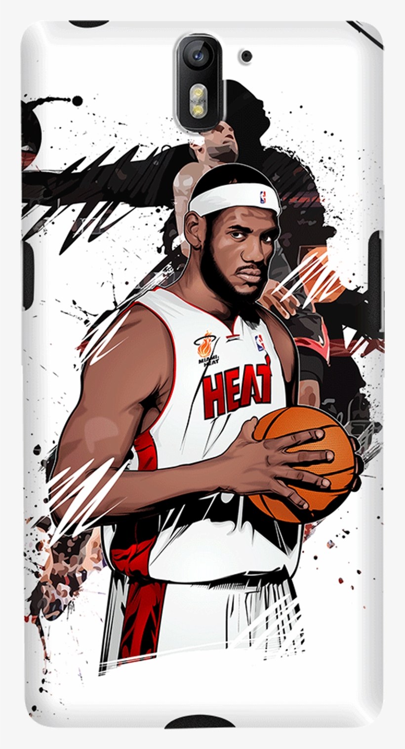Dailyobjects Lebron James Back Cover For Oneplus One - Coque Lebron James Iphone6, transparent png