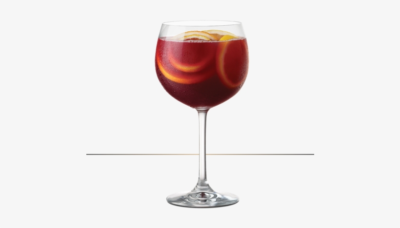 Tuaca Sangria Recipe Detail Line - Glass Of Sangria, transparent png
