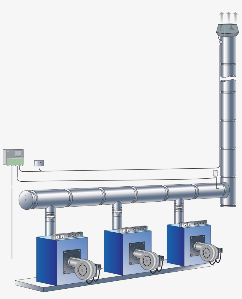 Oil And Gas Boilers - Gas Boiler Chimney, transparent png
