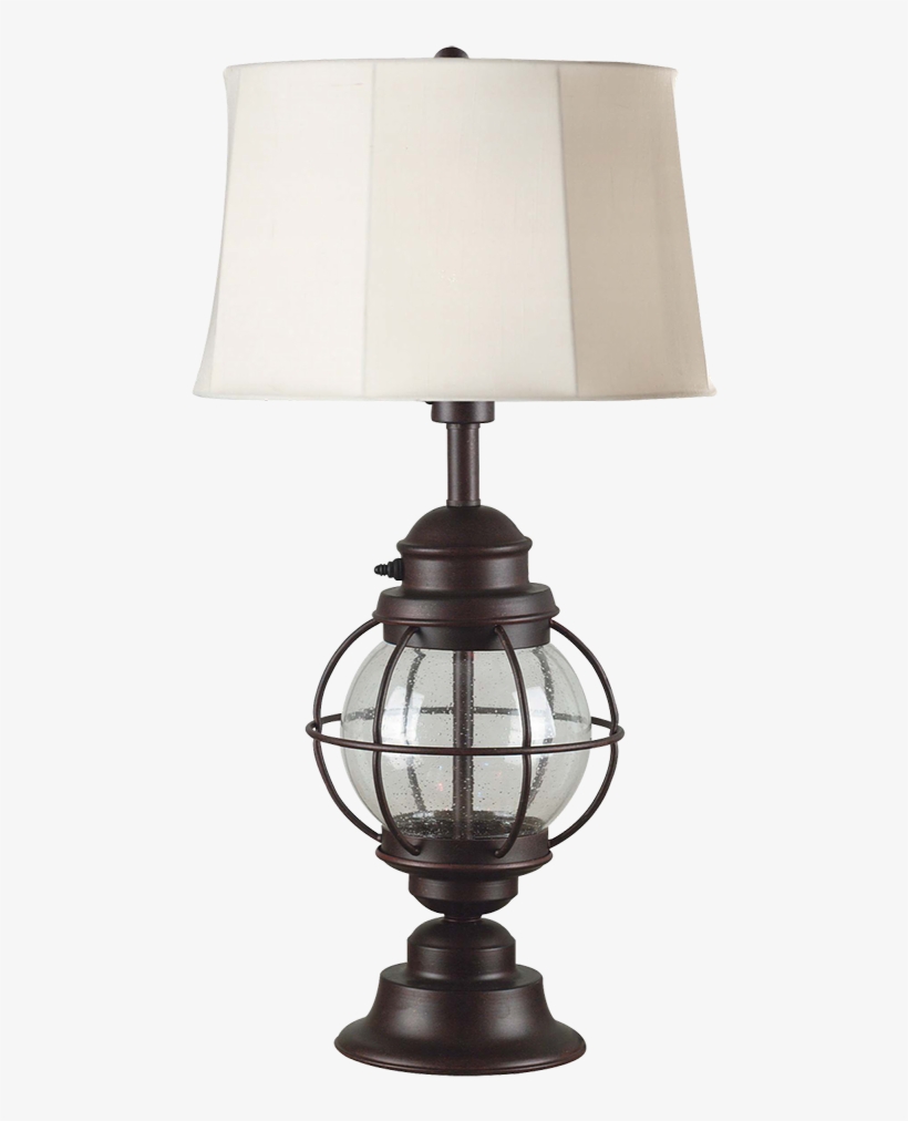Kenroy Home 03070 Hatteras 1 Light Outdoor Table Lamp, transparent png