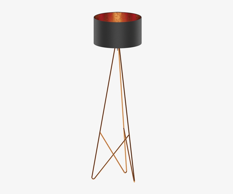 Floor Lamps - Lamp Black And Copper, transparent png