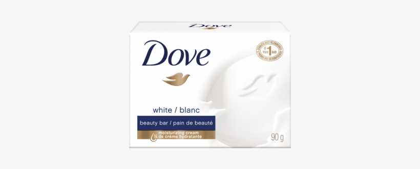 White Beauty Bar 90g - Dove White Beauty Bar, transparent png