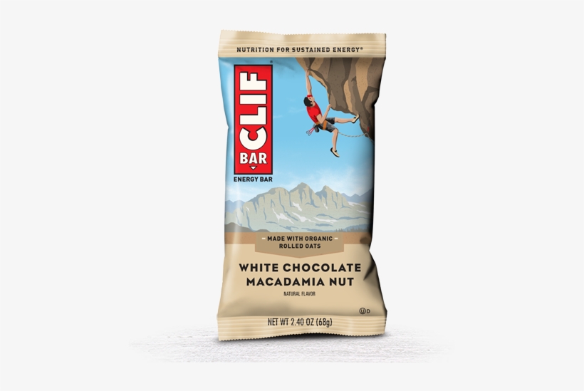 White Chocolate Macadamia Nut Flavor Packaging - White Macadamia Nut Clif Bar, transparent png