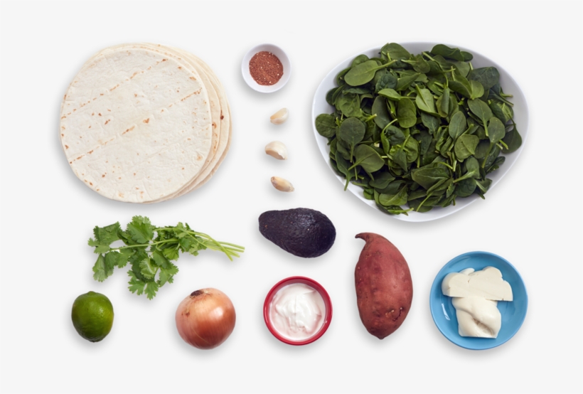 Spinach & Sweet Potato Quesadillas With Queso Oaxaca - Egg, transparent png