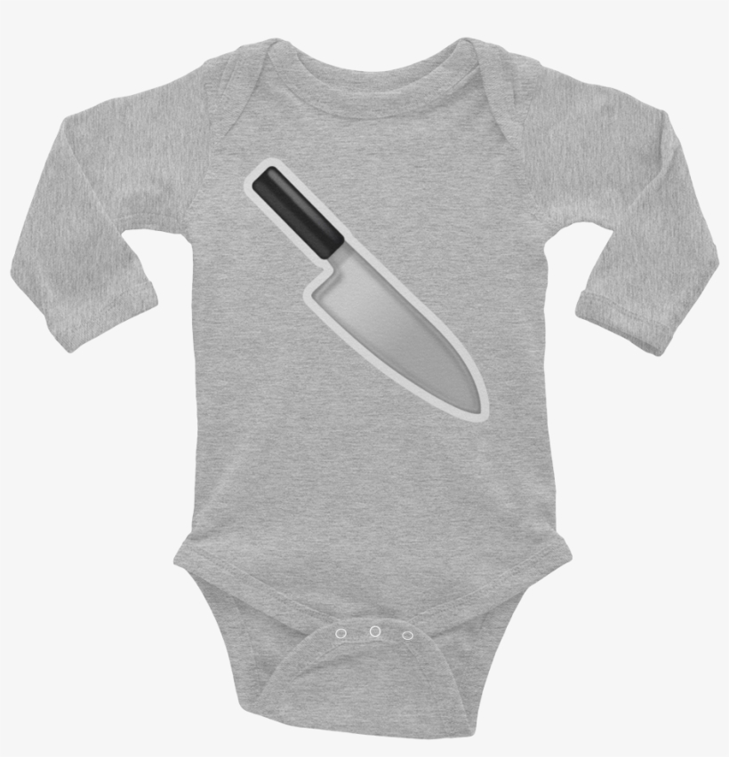 Emoji Baby Long Sleeve One Piece - Infant Bodysuit, transparent png