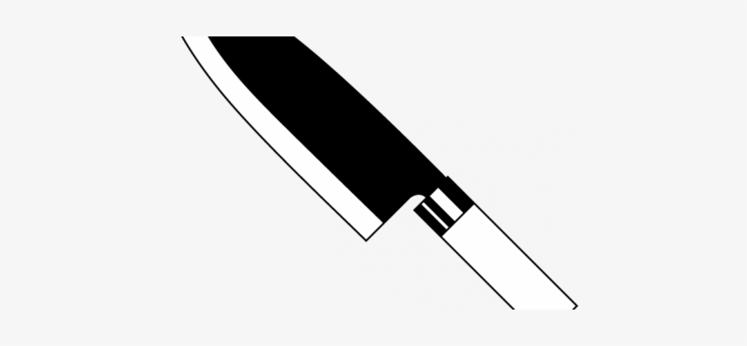Knife Clipart Black And White - Knife Clip Art Black And White, transparent png