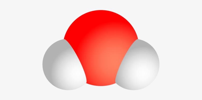 File - 500px-water Molecule - Svg - Water Molecule Png, transparent png