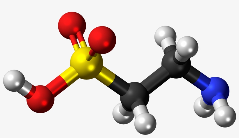 Taurine Molecule Ball - Gaba Neurotransmitter, transparent png