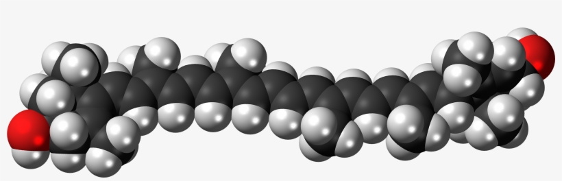 Lutein Molecule Spacefill - Lutein, transparent png