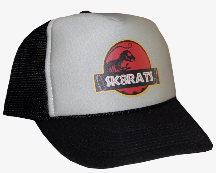 Sk8rats Jurassic Park Trucker Hat - Jurassic Park Cap Png, transparent png