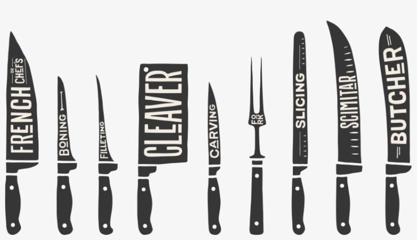 Butcher Knife Illustration, transparent png