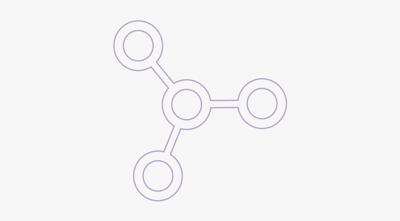 Icon Purple Molecule - Shape Bingo, transparent png