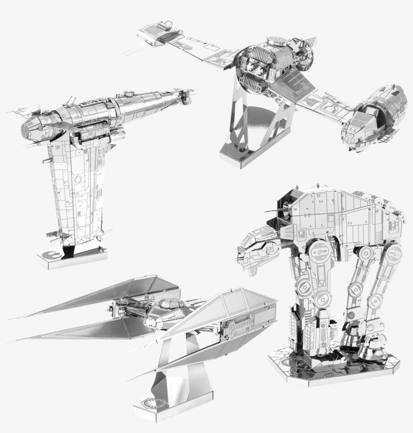 Picture Of Set Star Wars - Star Wars: The Last Jedi Metal Earth, transparent png