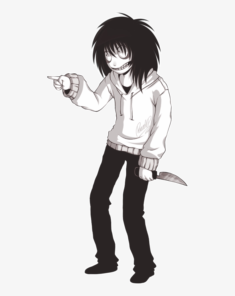 Jeff The Killer - Jeff The Killer Full Body, transparent png