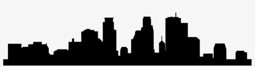 Minneapolis / St - Minneapolis Skyline Silhouette, transparent png